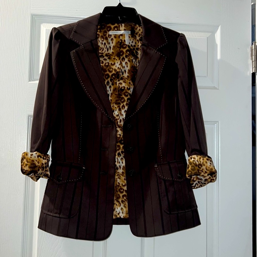 Classifies Entire chocolate single breasted suit